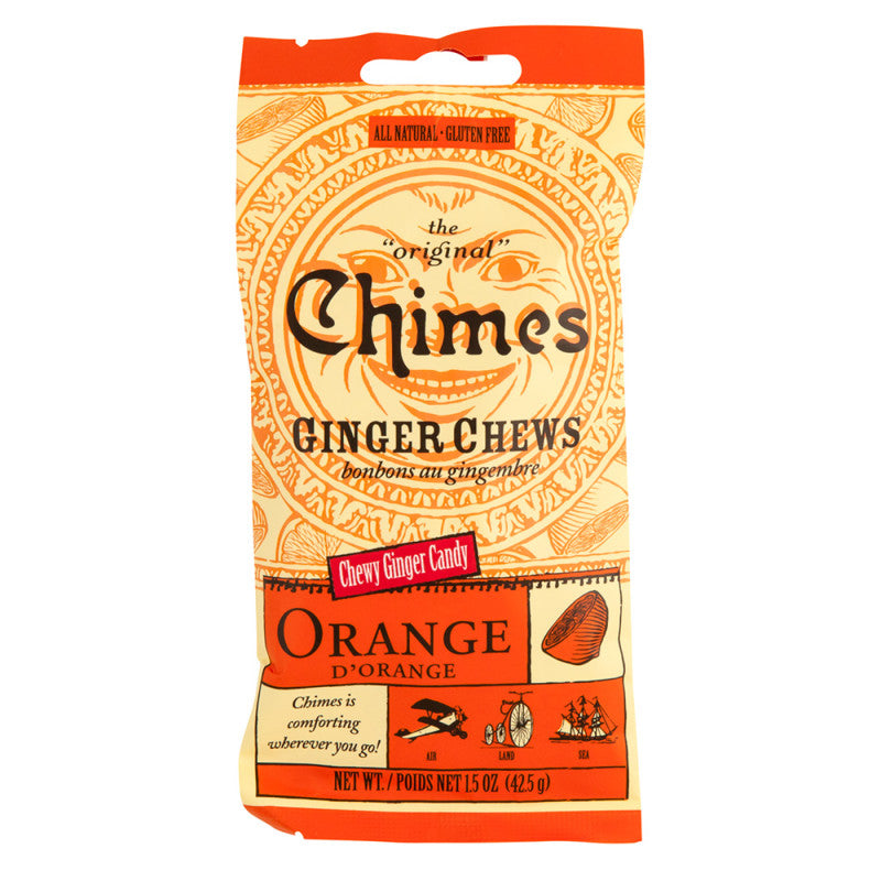 Wholesale Chimes Orange Ginger Chews 1.5 Oz Bag Bulk