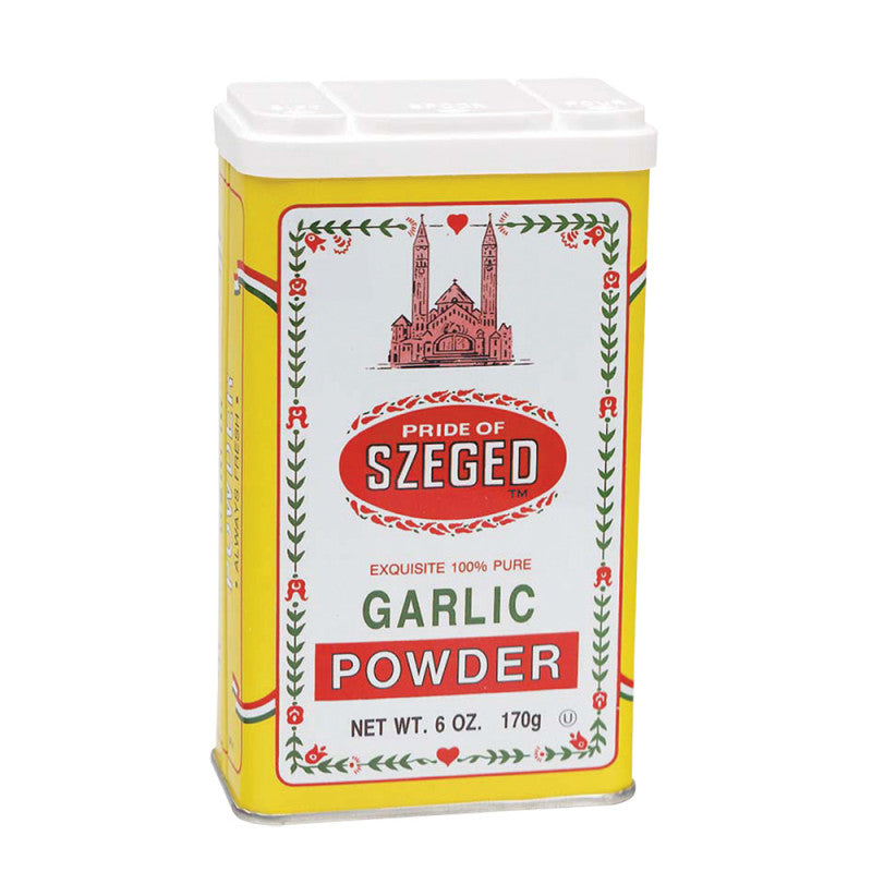 Wholesale Szeged Garlic Powder 6 Oz Tin - 6ct Case Bulk