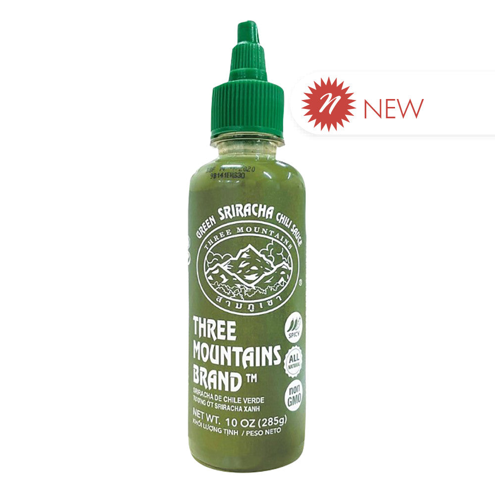 Three Mountains - Green Sriracha Sauce - 10Oz