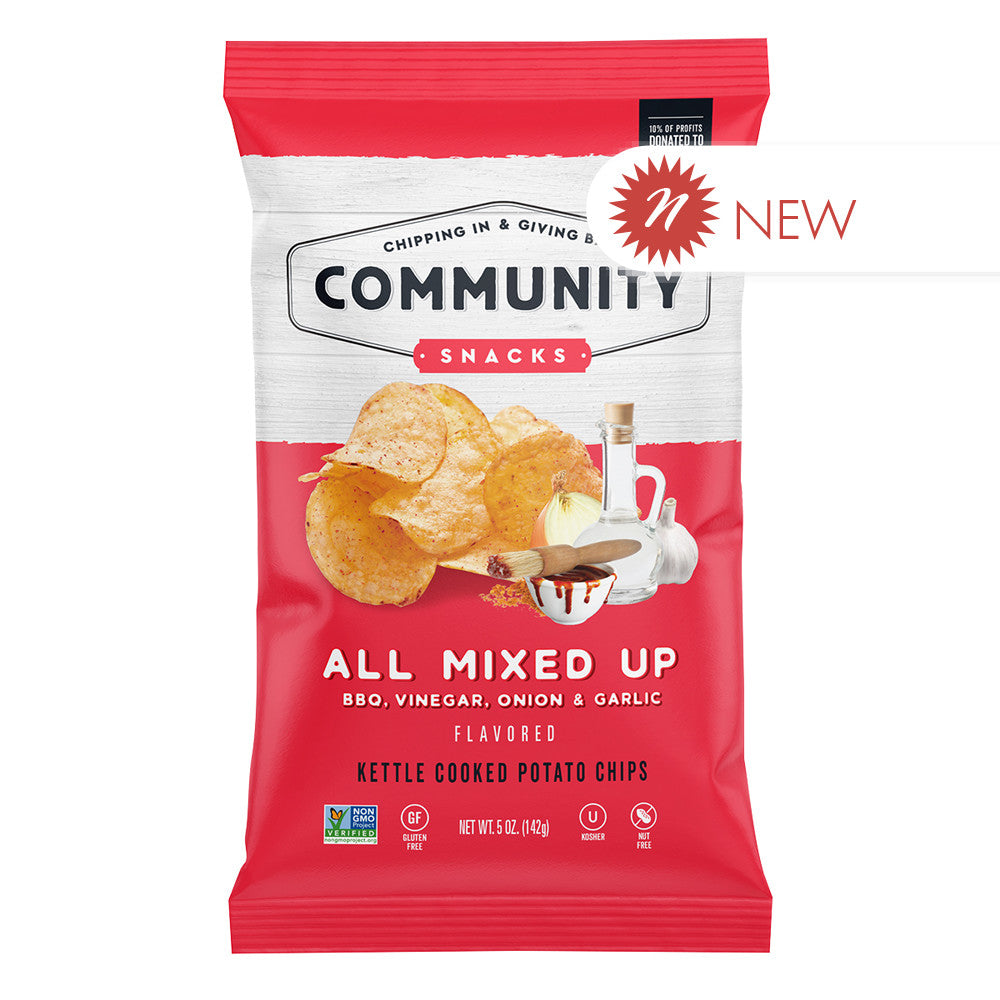 Wholesale Community Snacks - All Mixed Up Chips - 5Oz-12ct Case Bulk