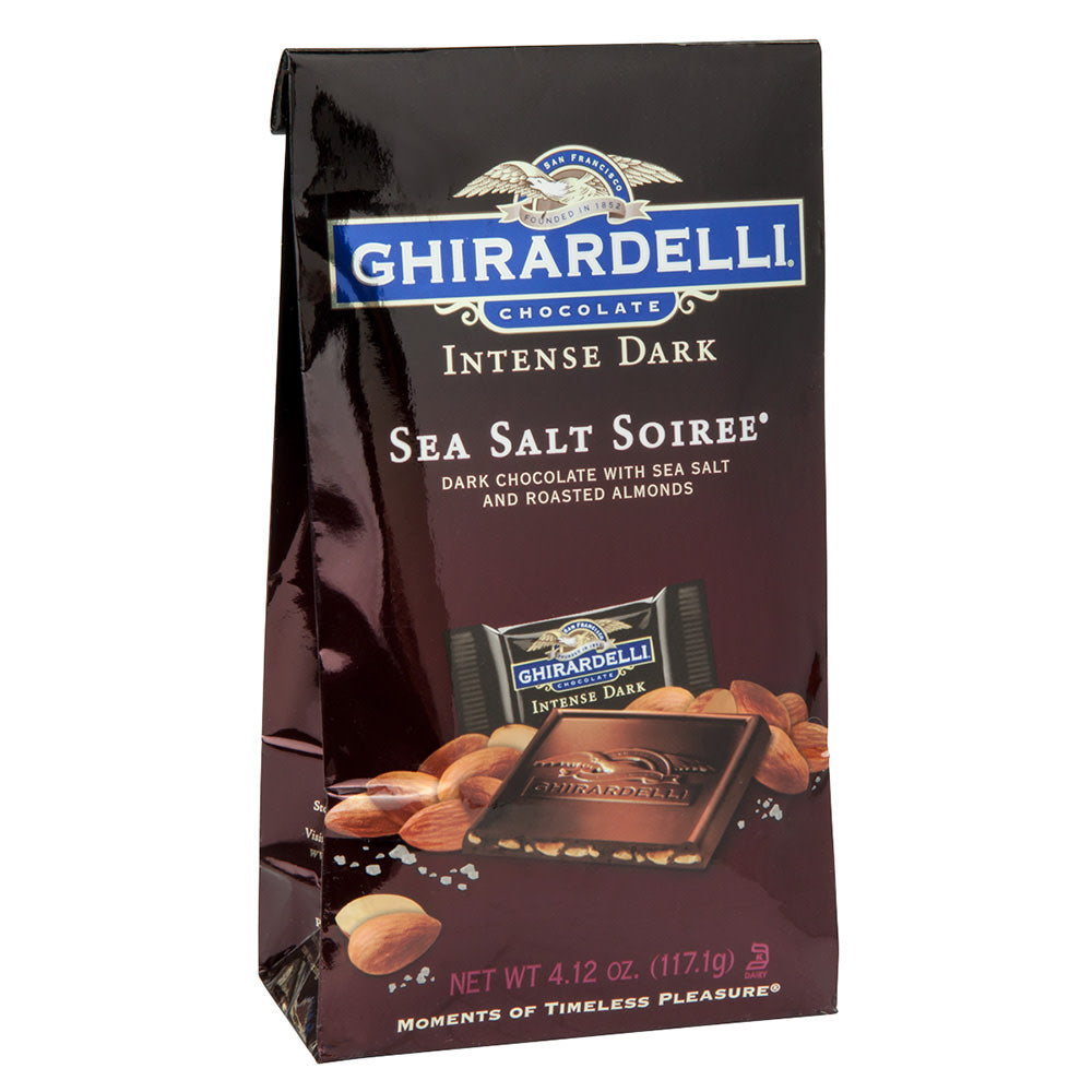Wholesale Ghirardelli Intense Dark Sea Salt Soiree 4.12 Oz Bag- Bulk