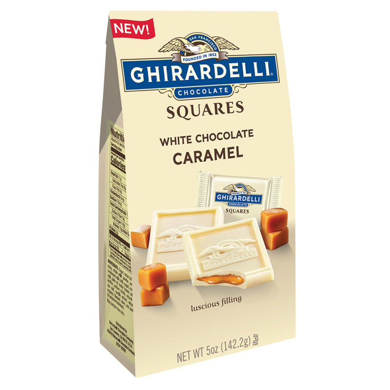 Wholesale Ghirardelli Square White Chocolate Caramel 5 Oz Pouch Bulk