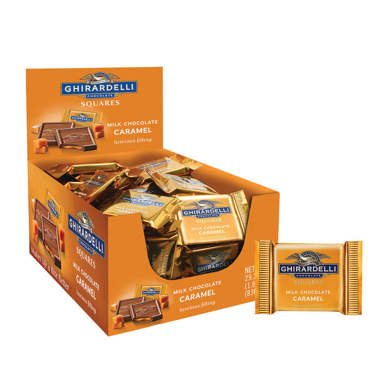 Wholesale Ghirardelli Milk Caramel Bulk Squares 0.53 Oz- Bulk