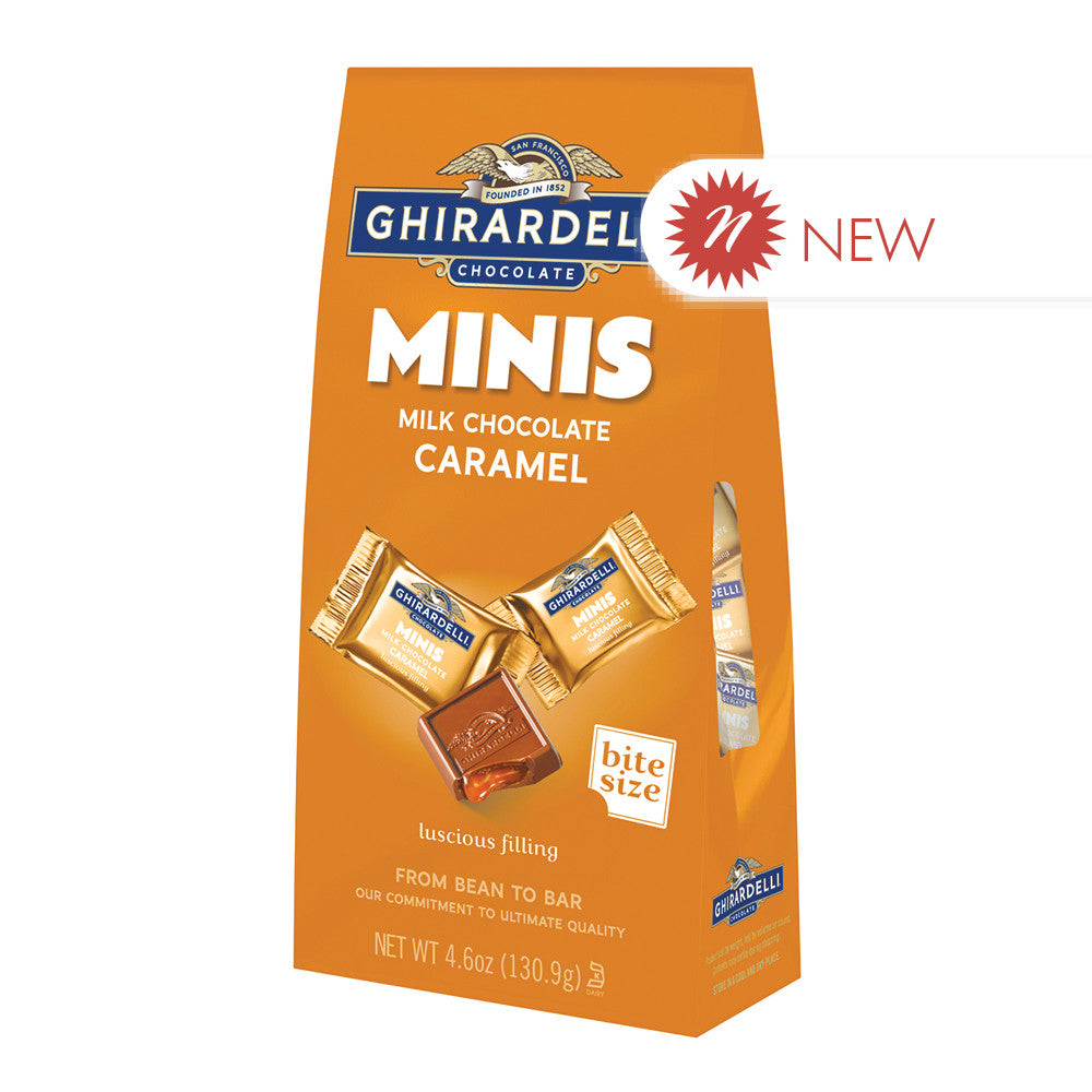 Wholesale Ghirardelli - Sub - Miniature Milk Chocolate Caramel - 4.6Oz Bulk