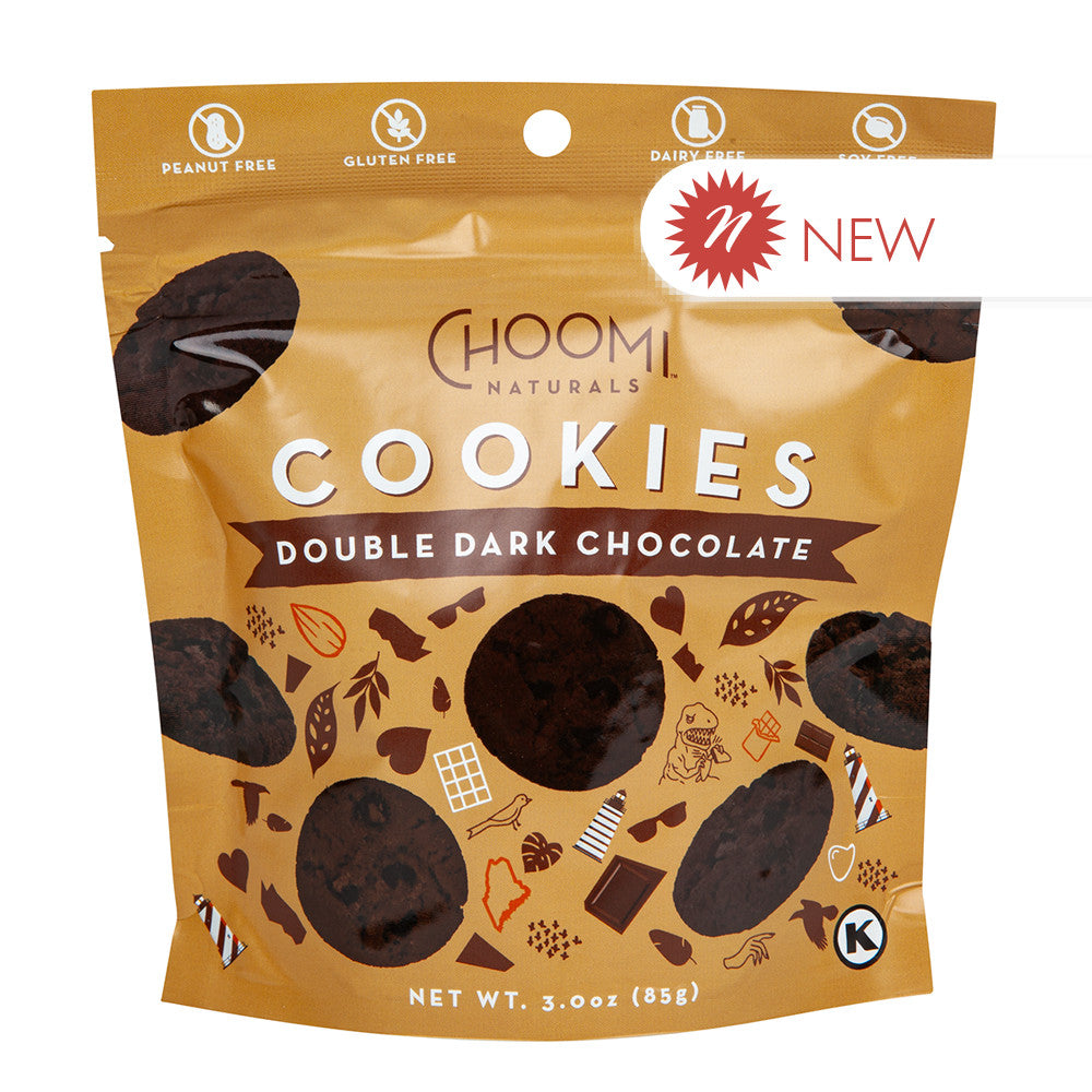 Choomi Naturals - Doubledrk Chocolate Cookies 3Oz