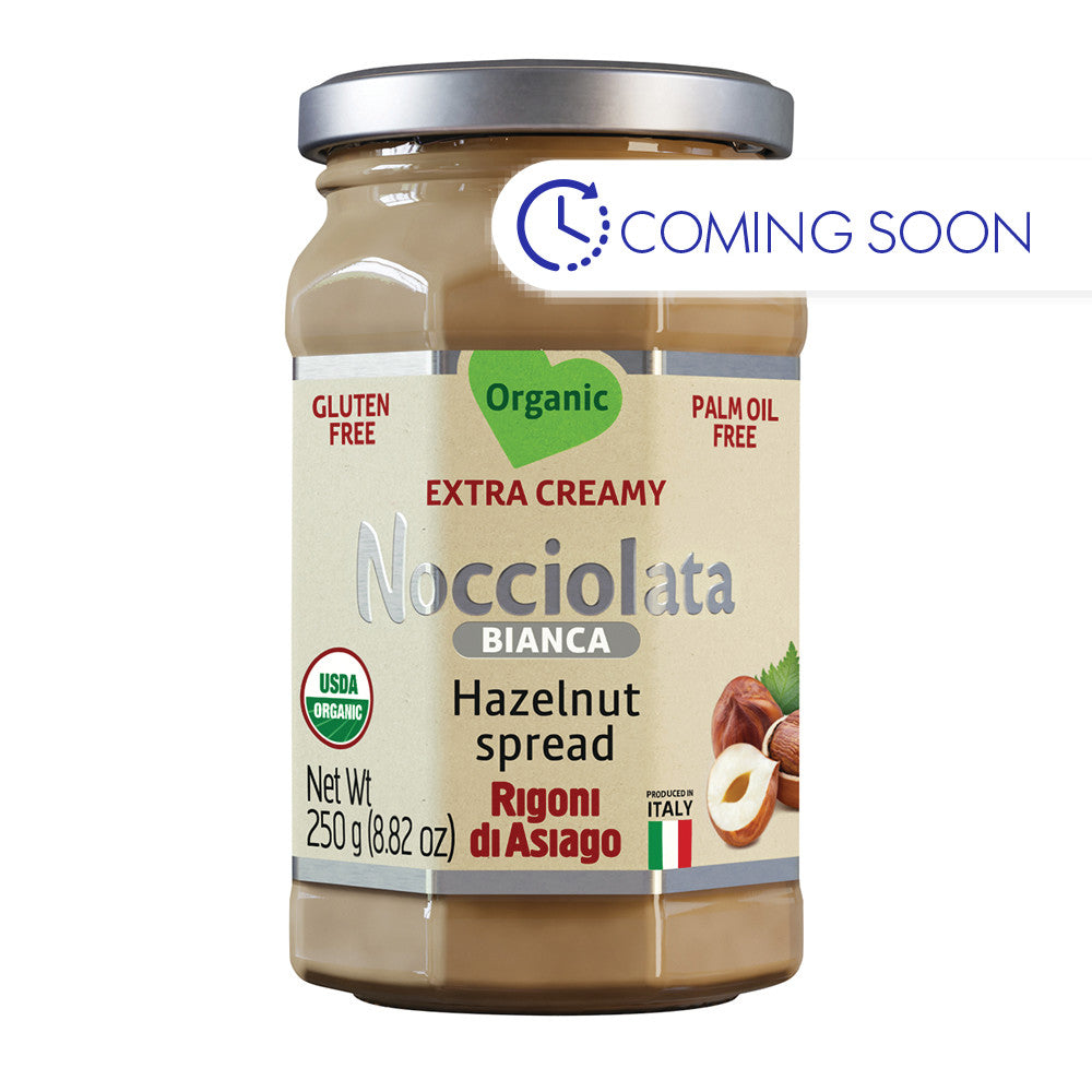 Wholesale Rigoni Nocciolata Bianca Hazelnut Spread 8.82 Oz Jar- Bulk