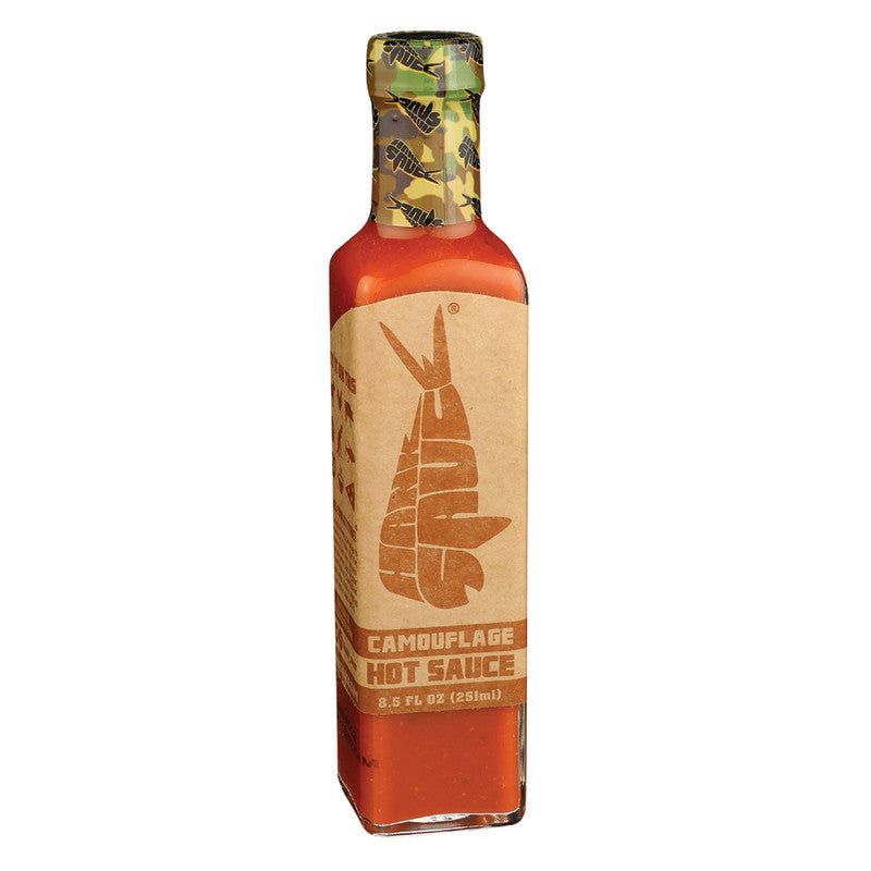 Wholesale Hank Sauce Camouflage Hot Sauce 8.5 Oz Bottle - 6ct Case Bulk