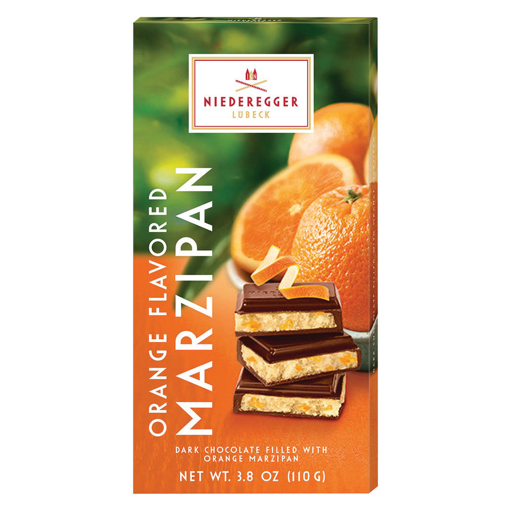 Niederegger Classic Orange Marzipan 3.88 Oz Bar