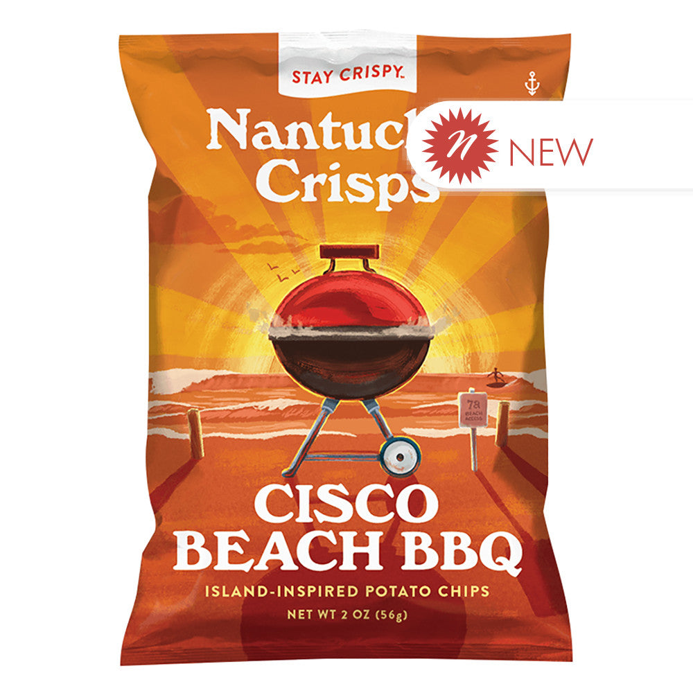 Wholesale Nantucket Crisps Cisco Beach Bbq 2 Oz Bag Bulk