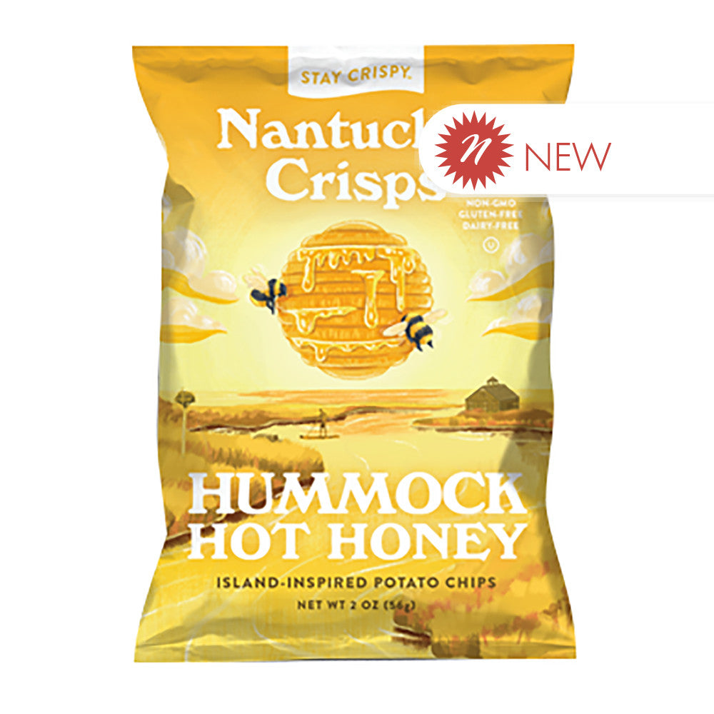 Wholesale Nantucket Crisps Hummock Hot Honey 2 Oz Bag-15ct Case Bulk