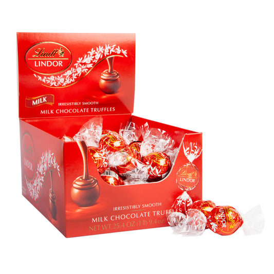 Wholesale Lindt Lindor Milk Chocolate Truffles 60 Pc Box- Bulk