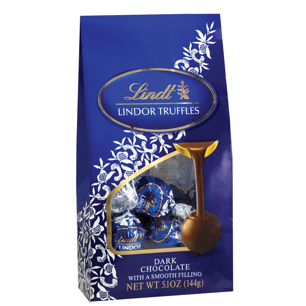 Lindt Lindor Dark Chocolate Truffles 5.1 Oz Bag