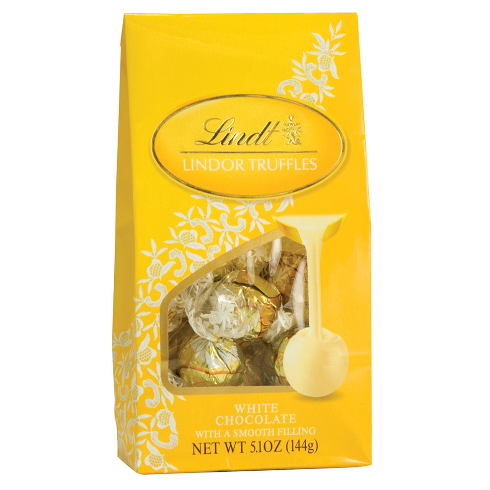 Lindt Lindor White Chocolate Truffles 5.1 Oz Bag