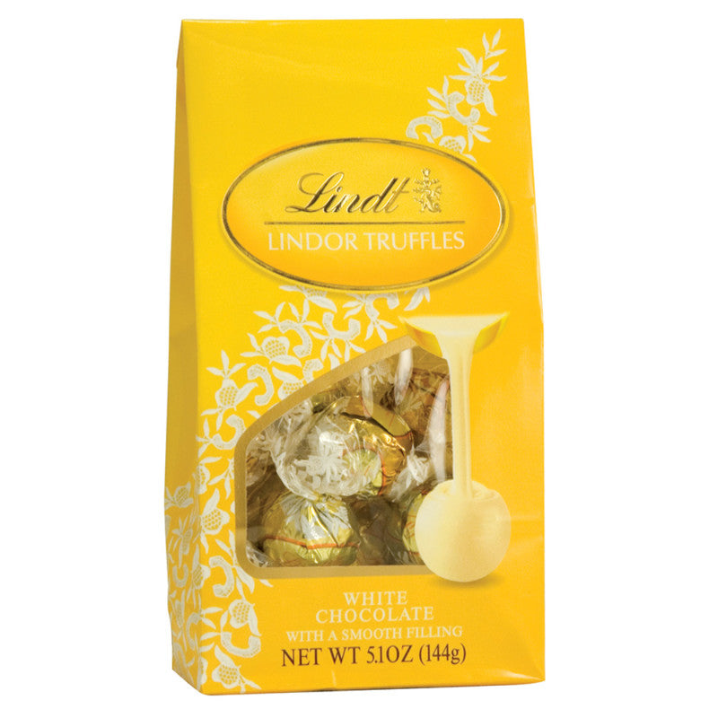 Wholesale Lindt Lindor White Chocolate Truffles 5.1 Oz Bag Bulk