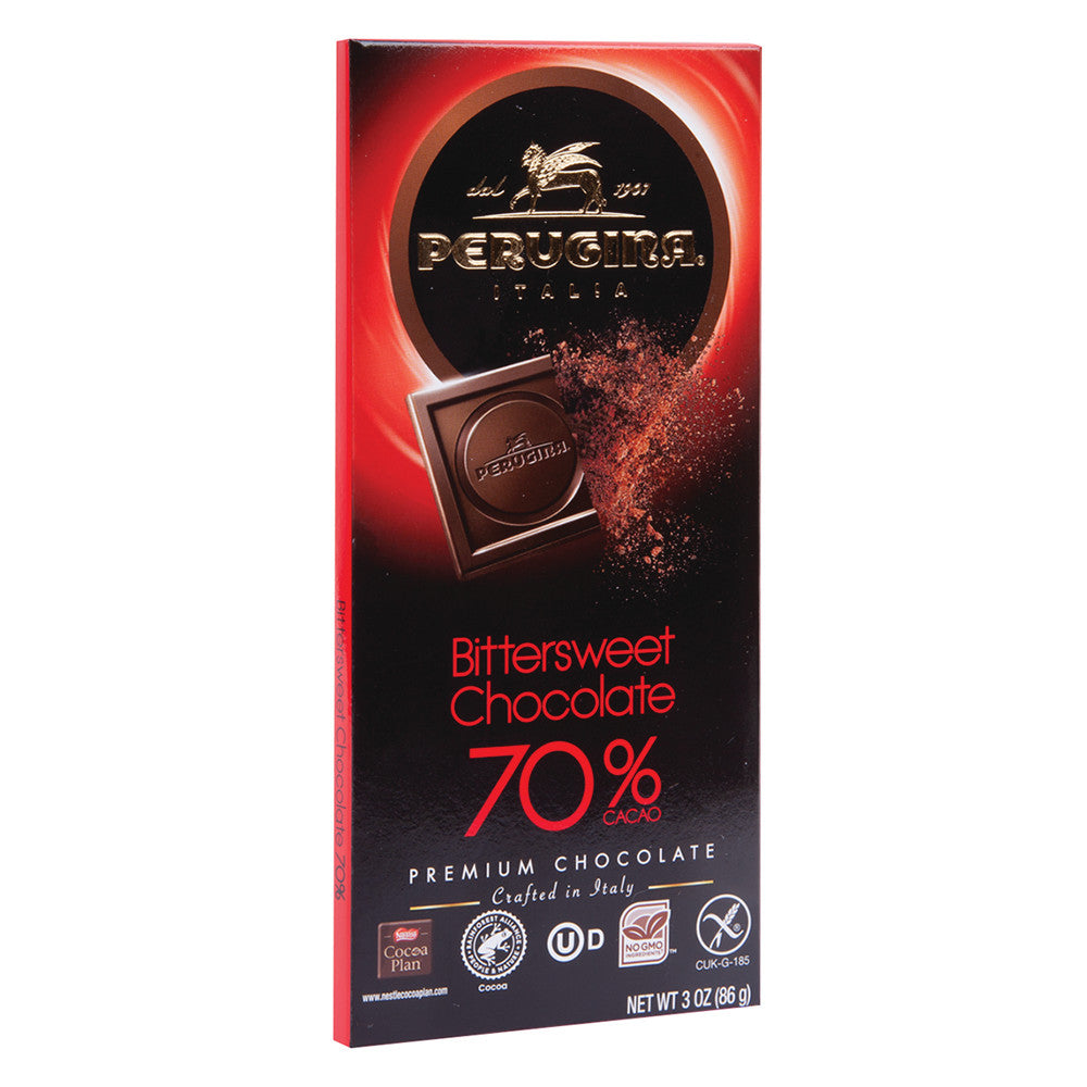 Perugina Bittersweet Chocolate 70% 3 Oz Bar
