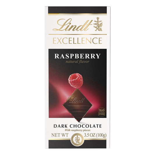 Wholesale Lindt Excellence Dark Chocolate Raspberry 3.5 Oz Bar- Bulk