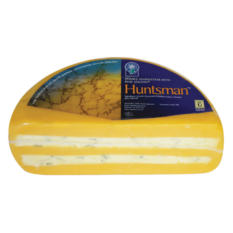 Wholesale Huntsman Double Glouscester With Blue Stilton Cheese 5 Lbs Bulk
