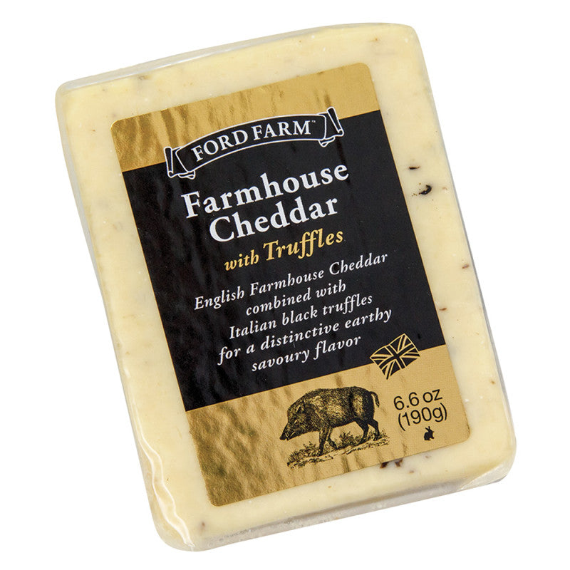 Wholesale Ford Farm Farmhouse Cheddar Cheese With Truffles 6.6 Oz Bulk