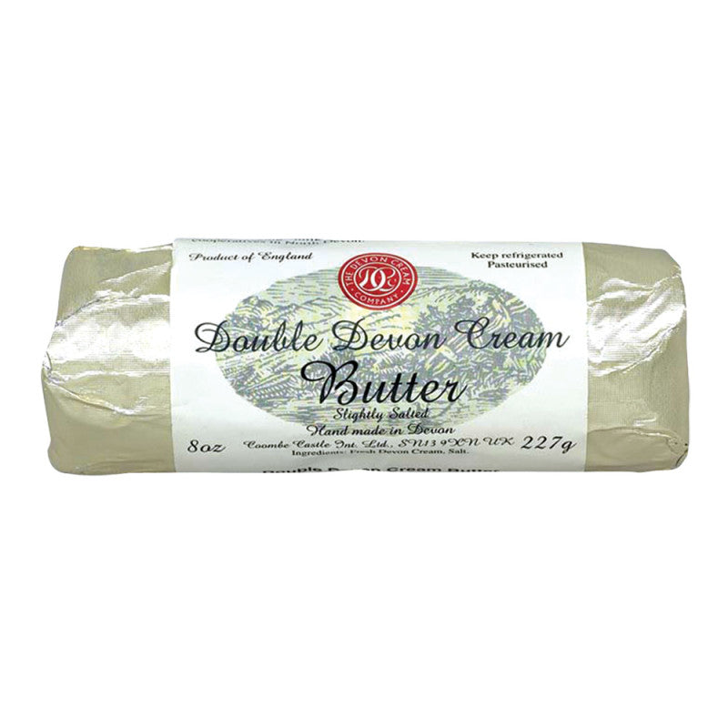 Wholesale Double Devon Cream Butter Slightly Salted 8 Oz Bulk