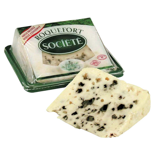 Wholesale Roquefort Societe Cheese Wedge- Bulk