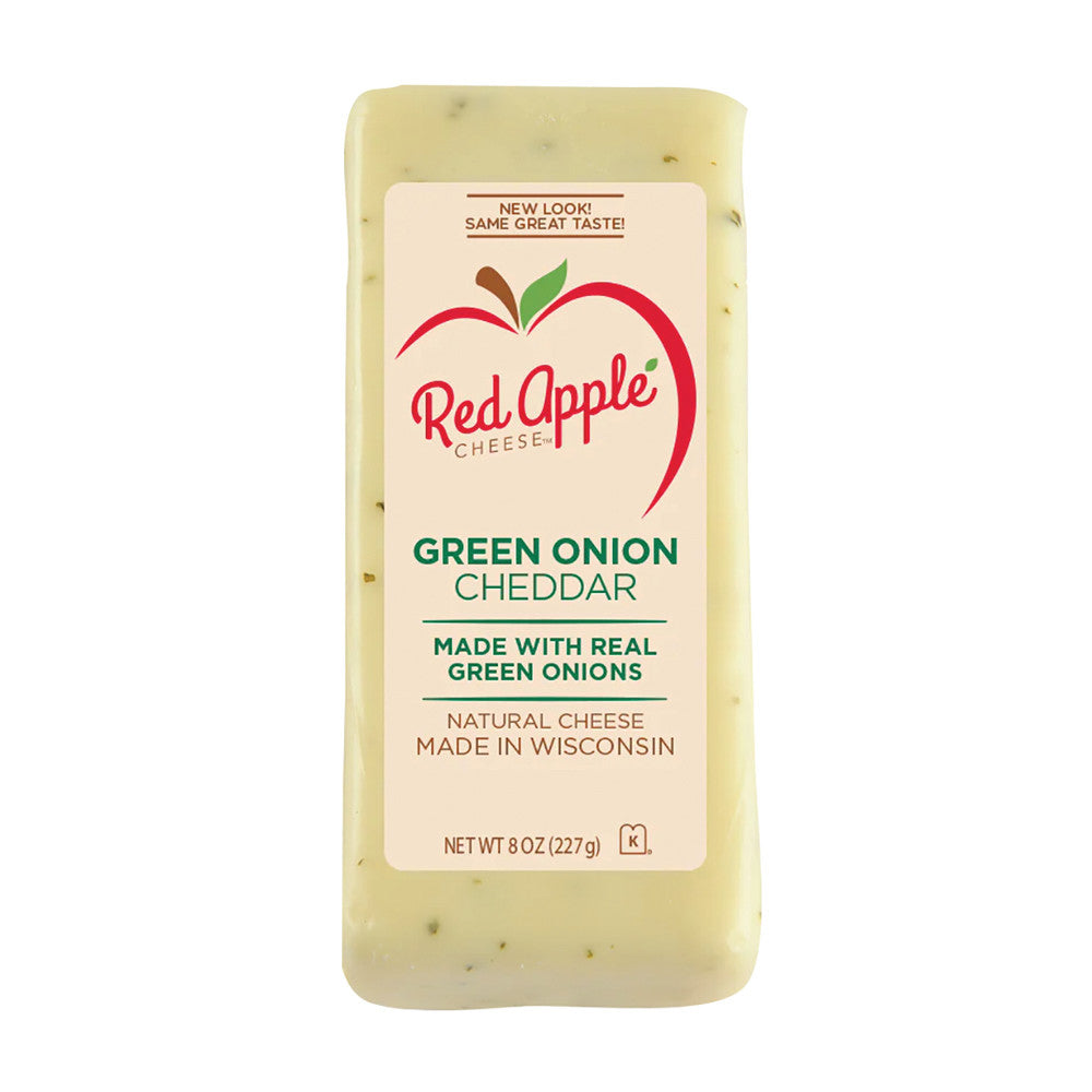 Red Apple Green Onion Cheddar 8 Oz