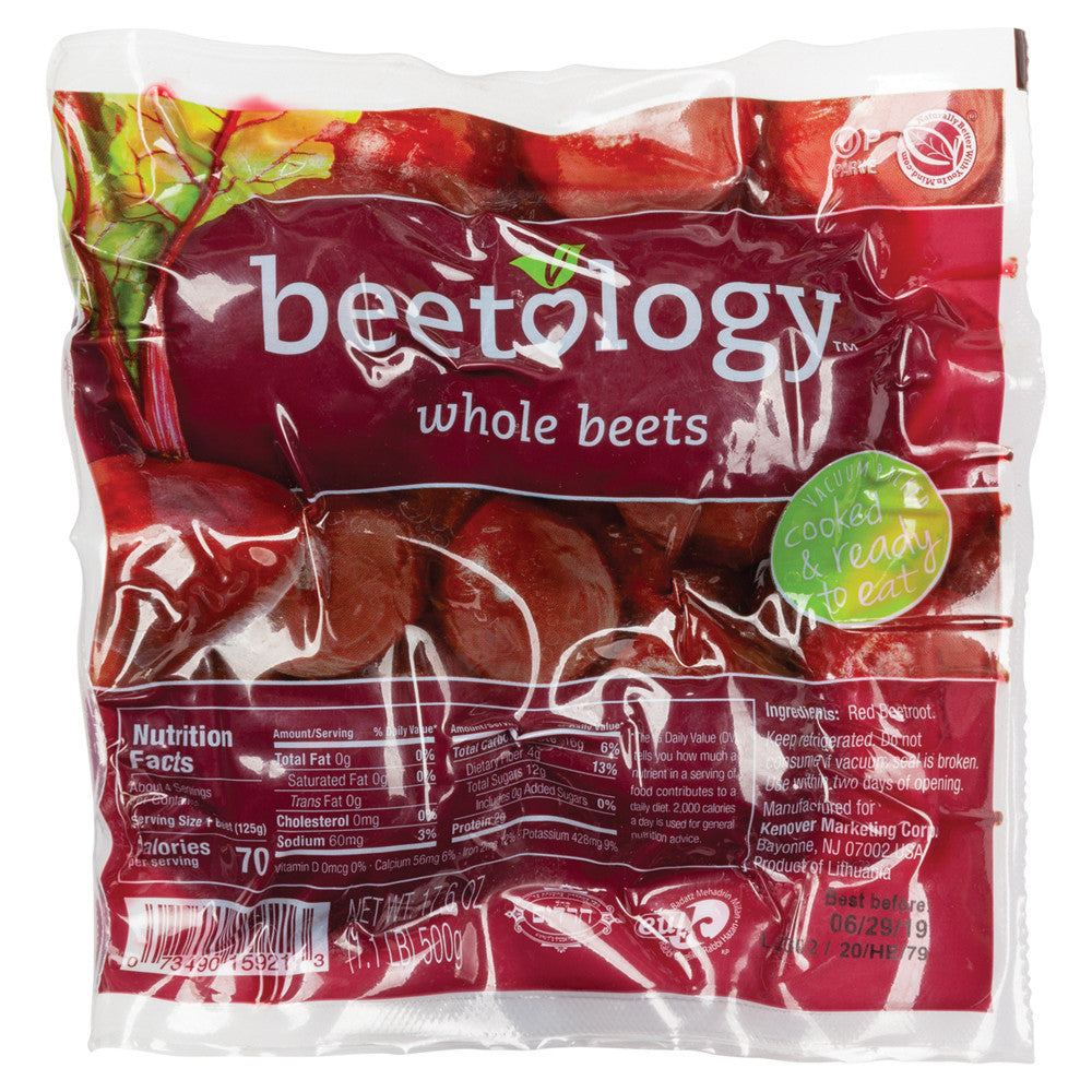 Beetology Whole Red Beets 17.6 Oz
