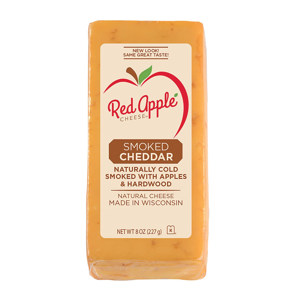 Apple Smoked Cheddar Cheese 8 Oz