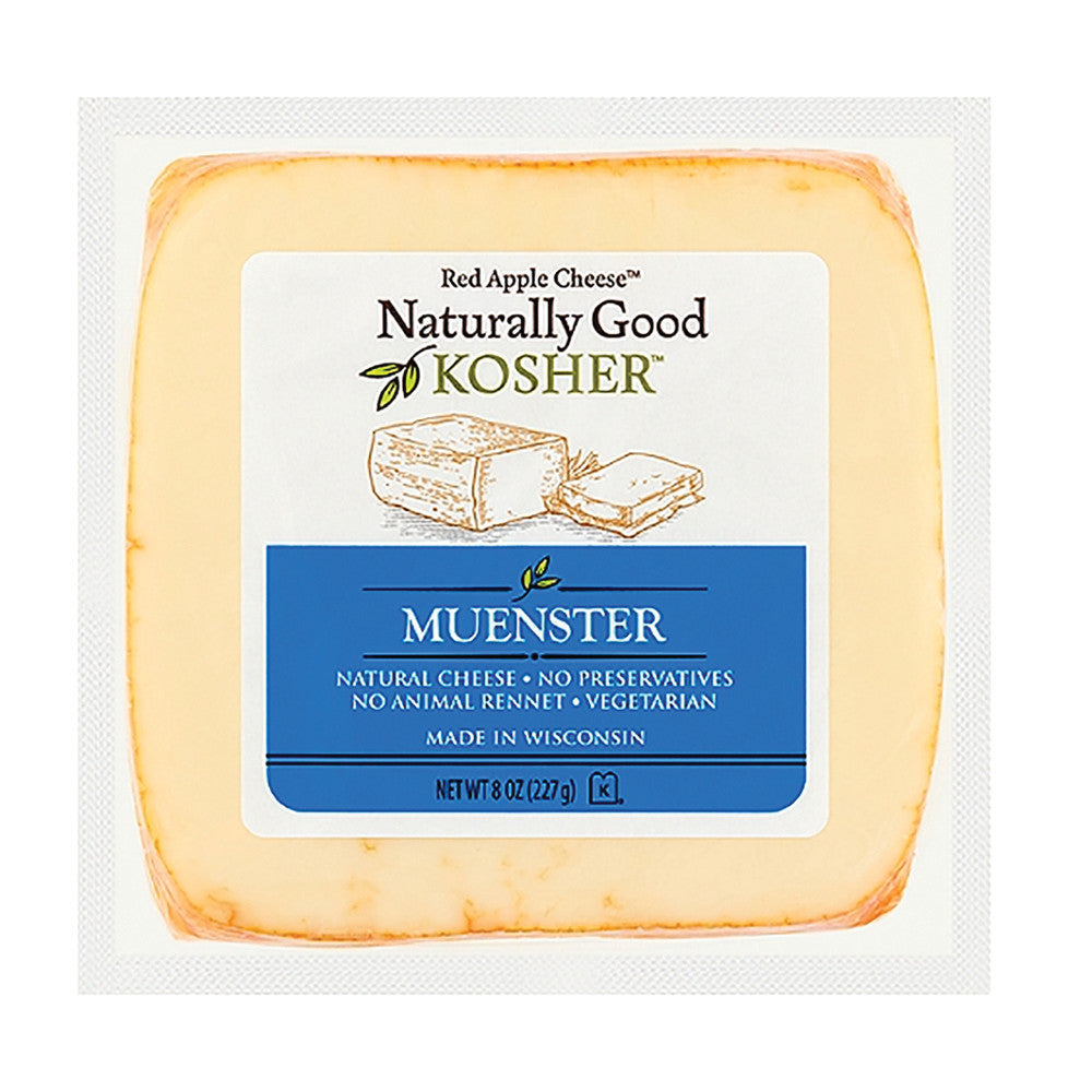 Naturally Good Kosher Muenster Cheese 8 Oz