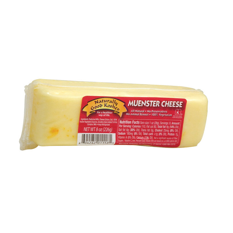 Wholesale Naturally Good Kosher Muenster Cheese 8 Oz Bulk