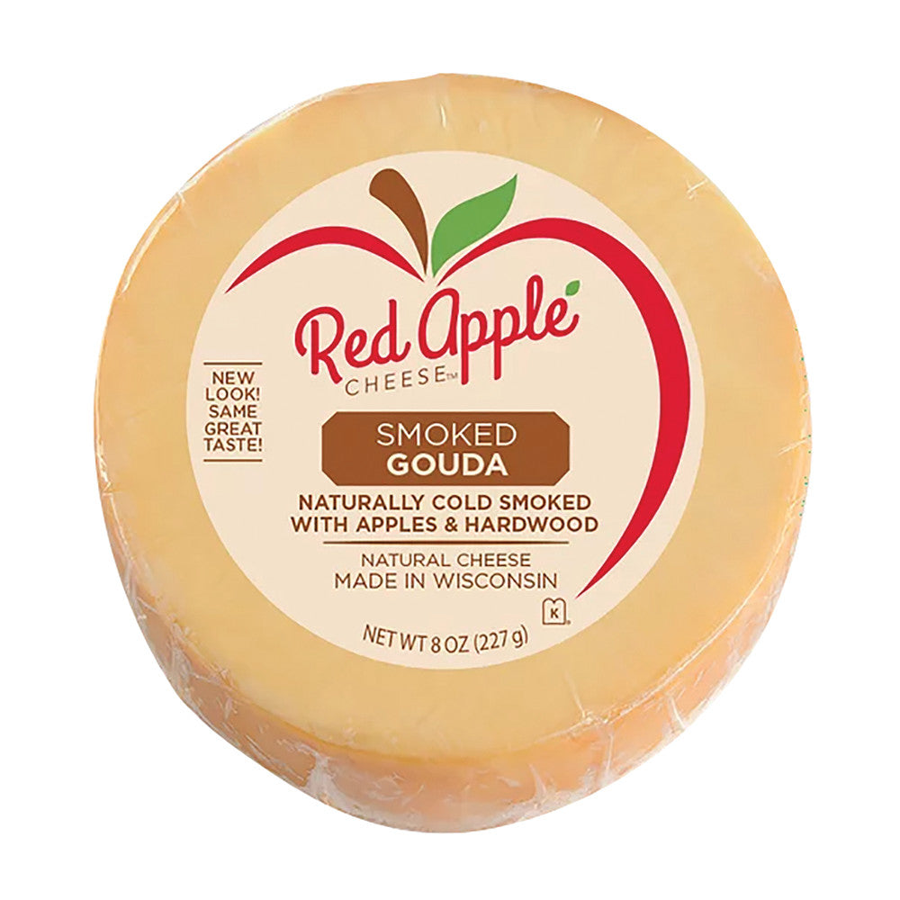 Apple Smoked All Natural Gouda Cheese 8 Oz