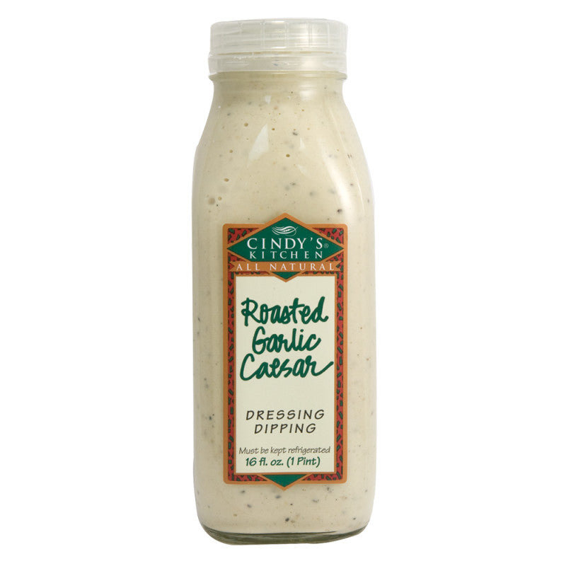 Wholesale Cindy's Roasted Garlic Caesar Dressing 16 Oz Bottle- Bulk
