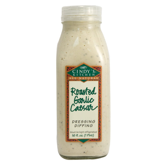 Wholesale Cindy's Roasted Garlic Caesar Dressing 16 Oz Bottle- Bulk