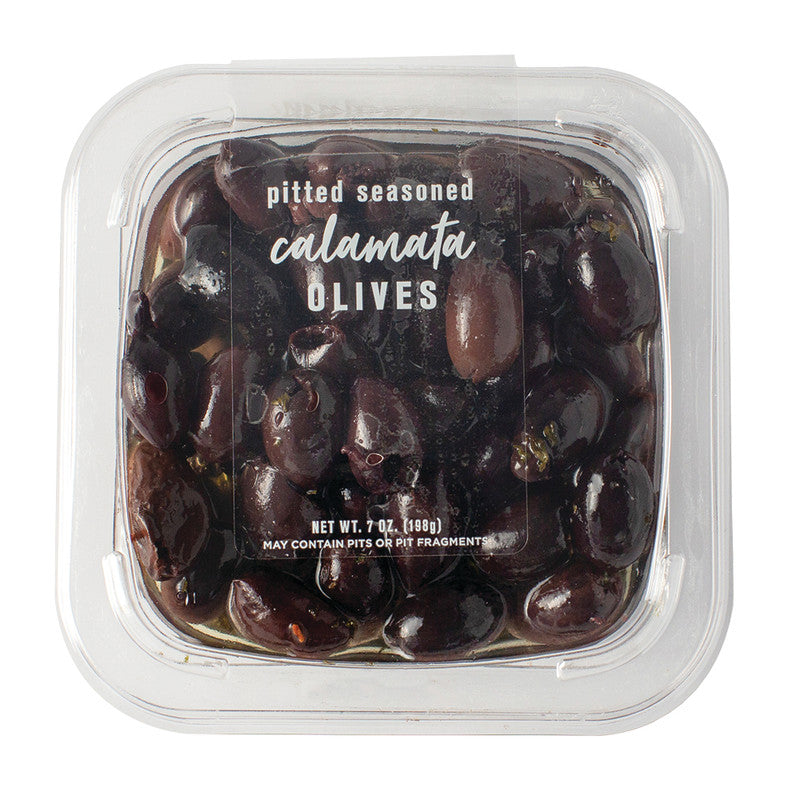 Wholesale Delallo Jumbo Pitted Seasoned Calamata Olives In Oil 7 Oz Tub Bulk