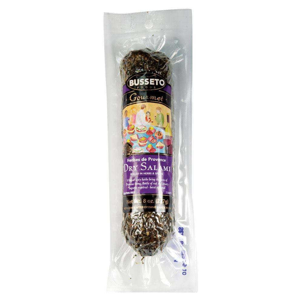 Wholesale Busseto Herbs De Provence Dry Salami 8 Oz- Bulk