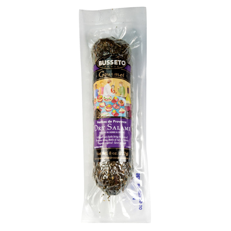 Wholesale Busseto Herbs De Provence Dry Salami 8 Oz- Bulk