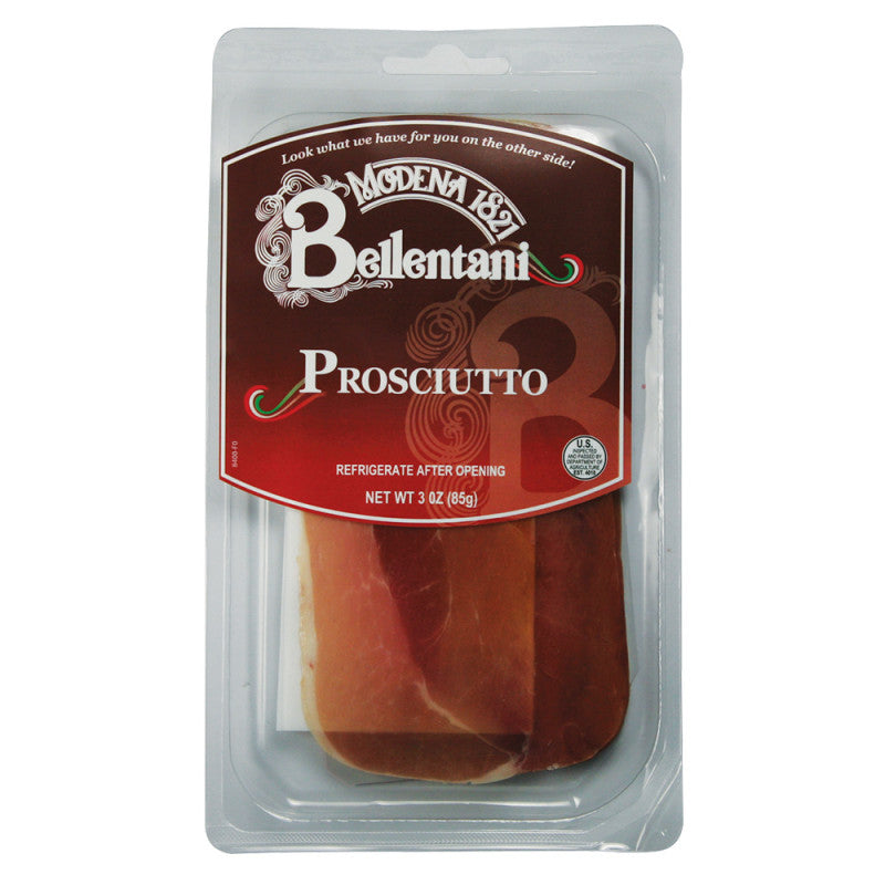Wholesale Bellentani Sliced Proscuitto 3 Oz- Bulk