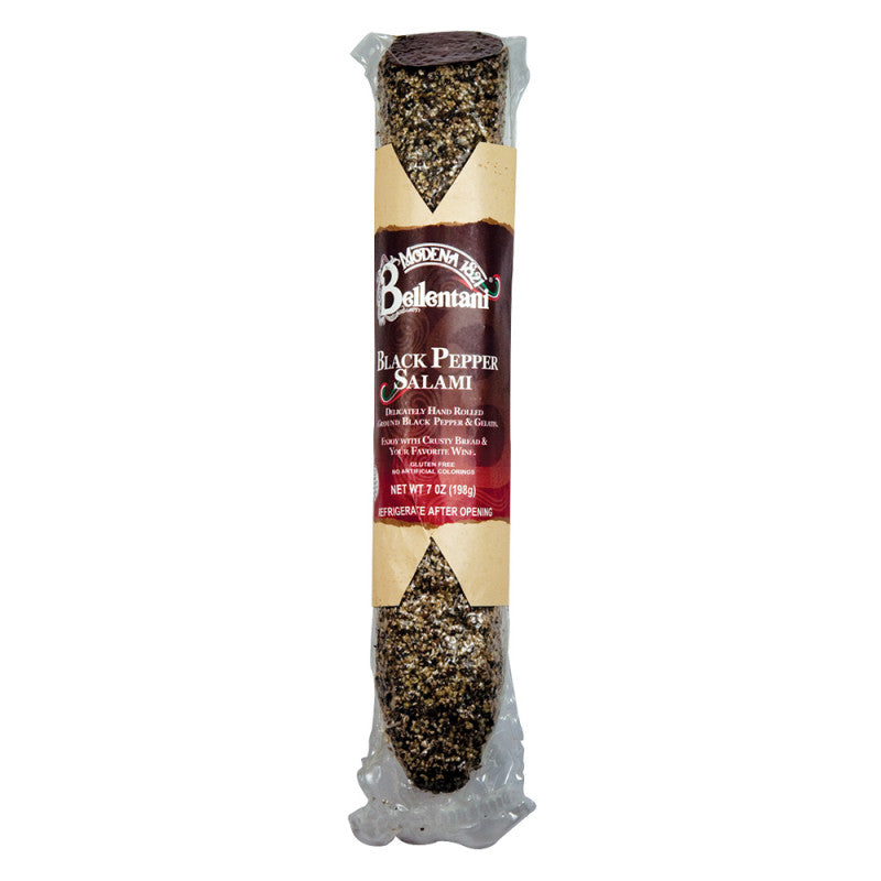 Wholesale Bellentani Black Pepper Coated Salami 7 Oz- Bulk