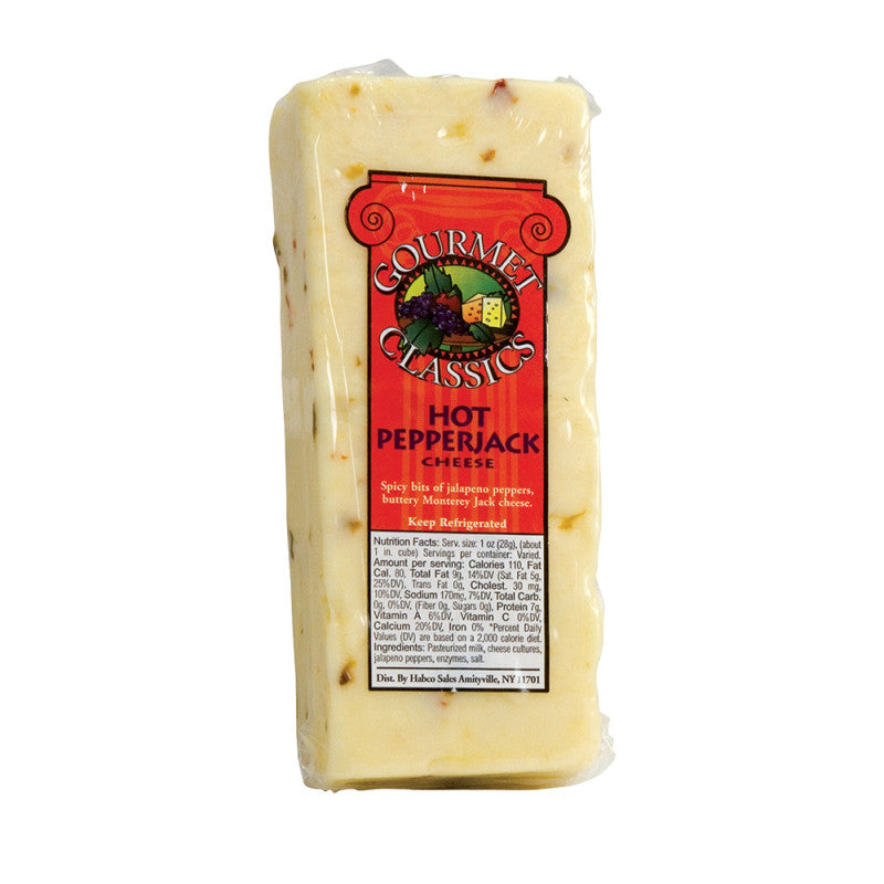 Wholesale Monterey Jack Hot Pepper Precut Cheese- Bulk