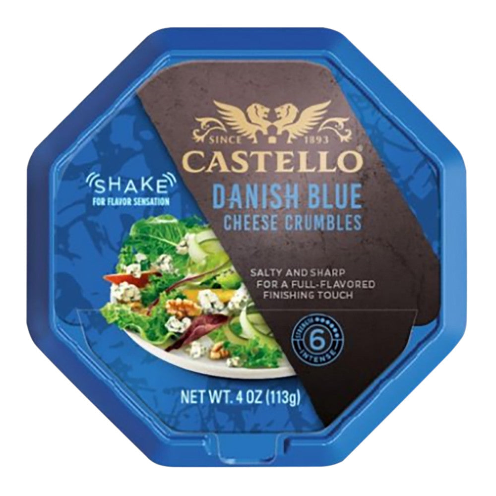 Wholesale Castello Blue Cheese Crumbles 4 Oz- Bulk
