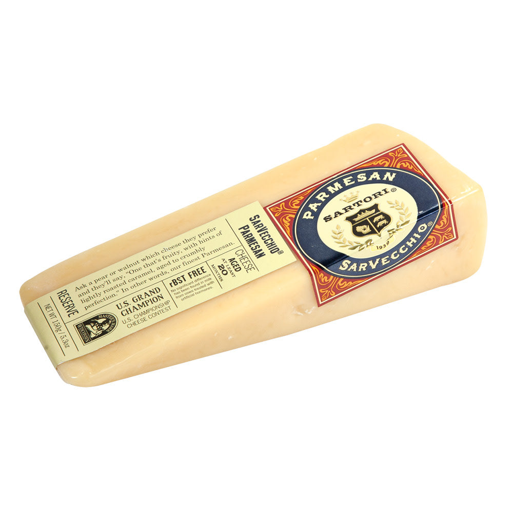 Wholesale Sartori Sarvecchio Parmesan Cheese 5.3 Oz Wedge- Bulk