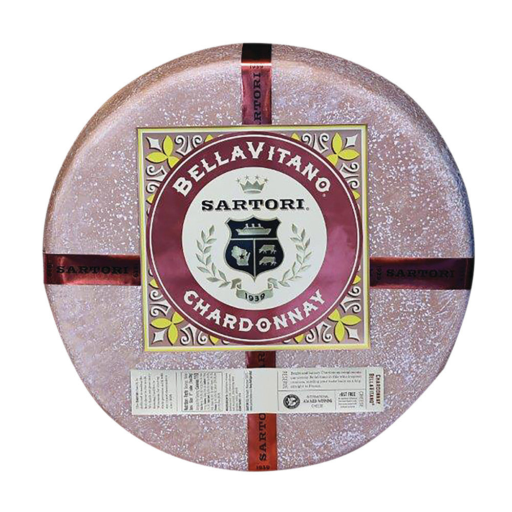 Wholesale Sartori Bellavitano Chardonnay 5 Lb Quarter Wheels 20 Lb Bulk