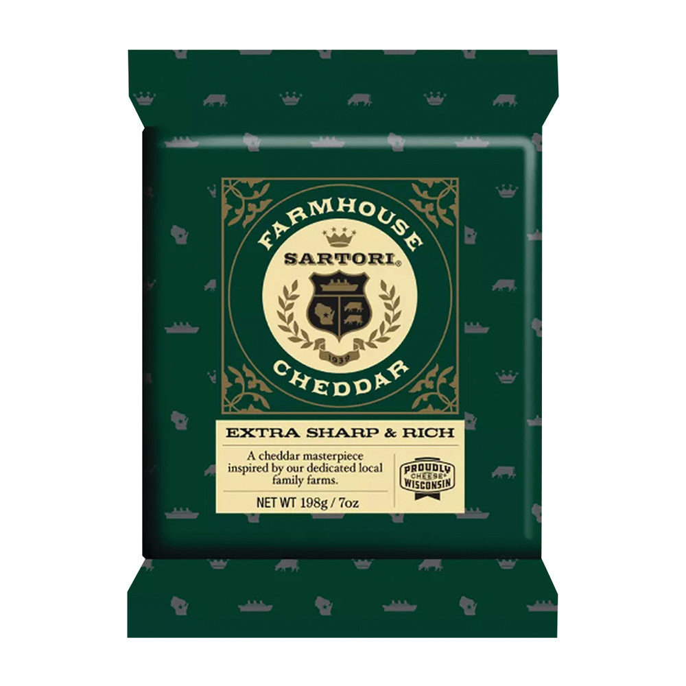 Wholesale Sartori Farmhouse Cheddar (Cuts) 7 Oz Bag- Bulk