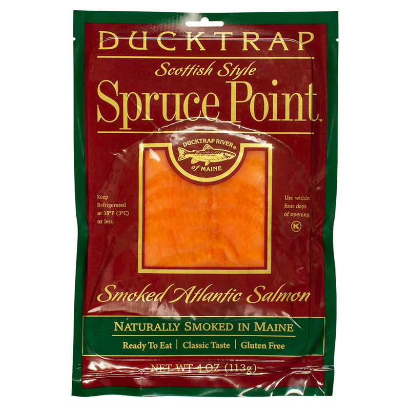 Wholesale Ducktrap Spruce Point Smoked Atlantic Salmon 4 Oz- Bulk