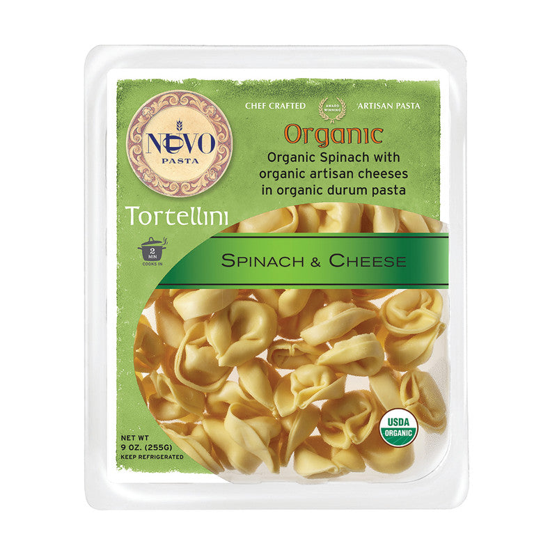Wholesale Nuovo Organic Spinach And Cheese Tortellini Pasta 9 Oz Bulk