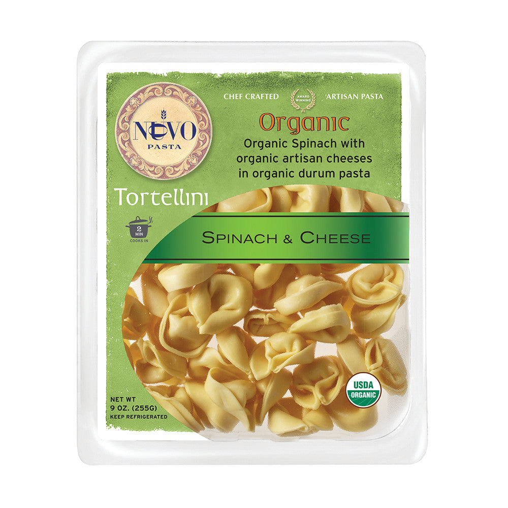 Nuovo Organic Spinach And Cheese Tortellini Pasta 9 Oz