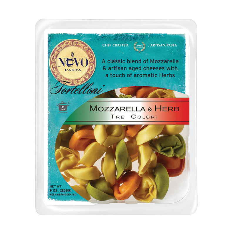 Wholesale Nuovo Tricolor Mozzarella And Herb Tortellini Pasta 9 Oz Bulk