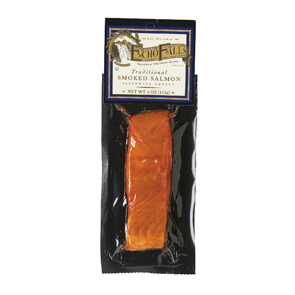 Wholesale Echo Falls Traditional Smoked Salmon 4 Oz- Bulk