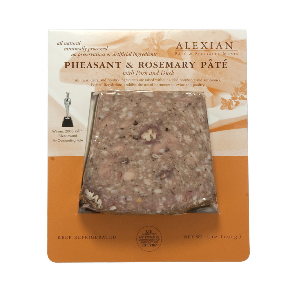 Alexian Pheasant And Rosemary Pate 5 Oz