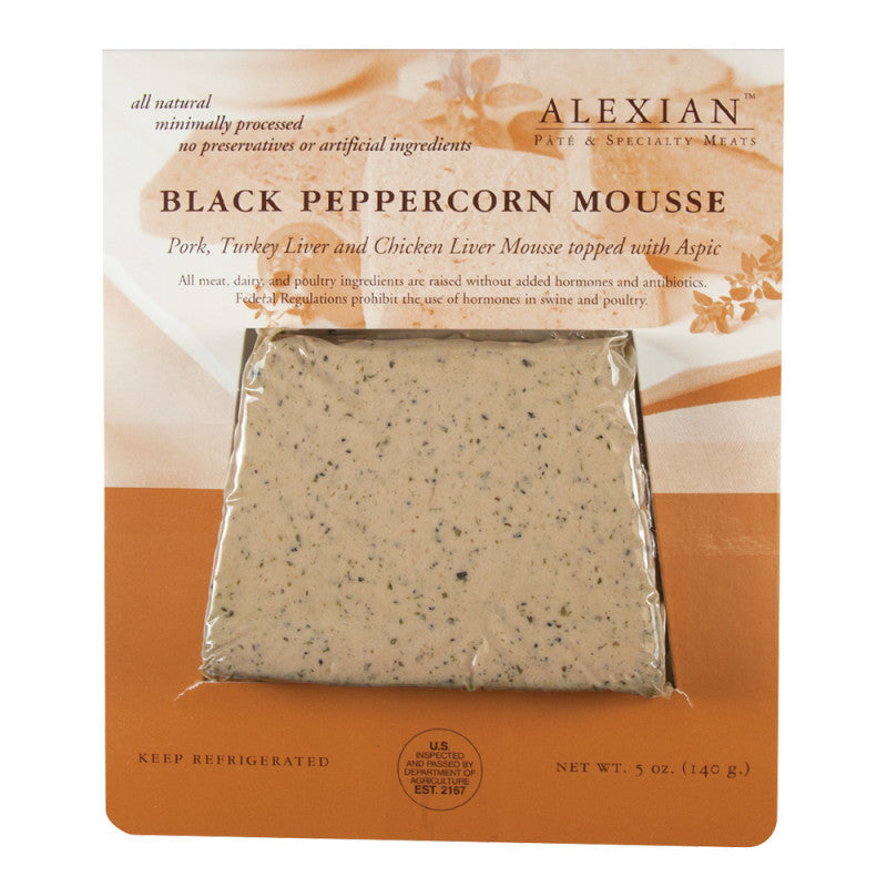 Wholesale Alexian Black Peppercorn Mousse Pate 5 Oz- Bulk