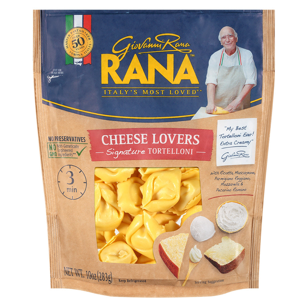 Rana Cheese Lovers Tortelloni 10 Oz Pouch